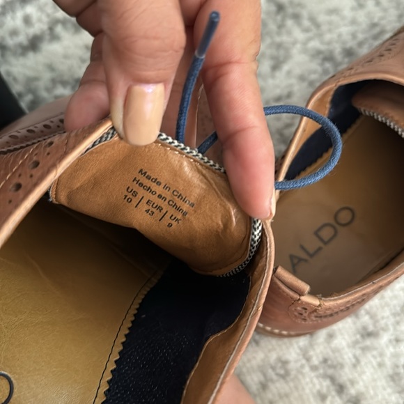 Aldo Men’s Dress Shoe - 10/Brown - Picture 8 of 8